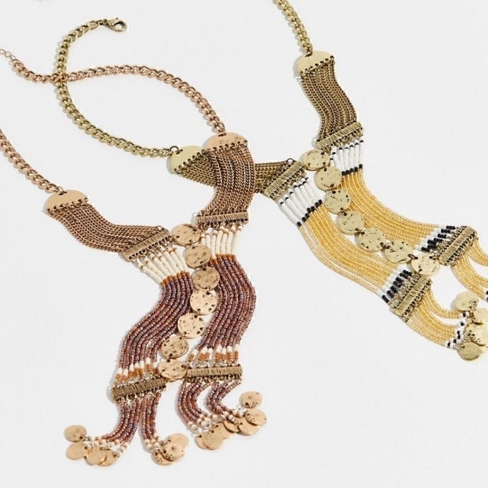 Free People Sunrise Beaded Necklace